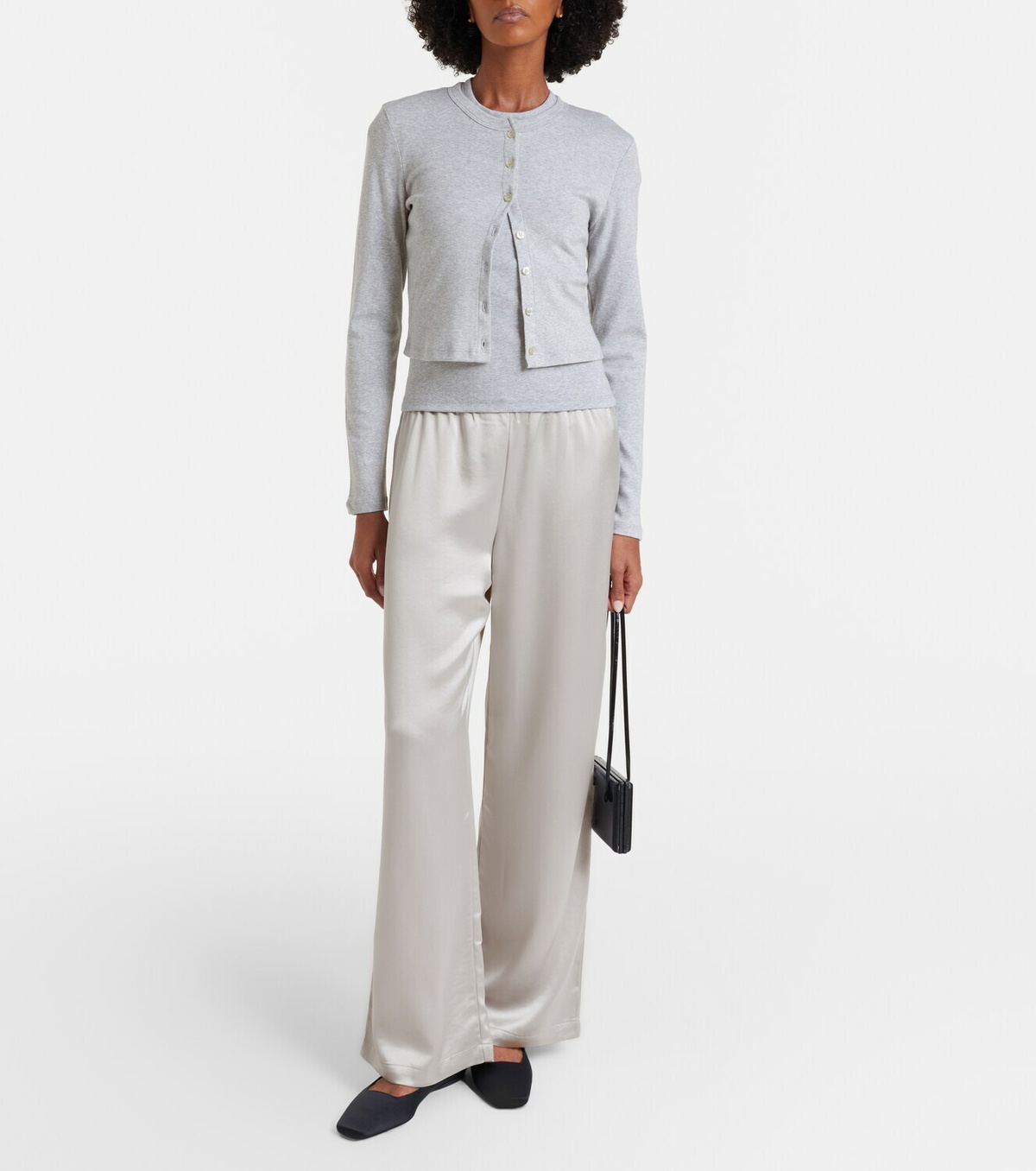 Leset Nando cotton jersey cardigan