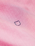 Massimo Alba - Noto2 Grandad-Collar Washed Cotton-Muslin Shirt - Pink