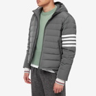 Thom Browne Men's 4 Bar Downfilled Ski Jacket in Medium Grey