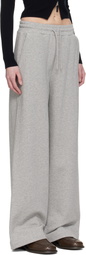 Fax Copy Express Gray Casual Sweatpants