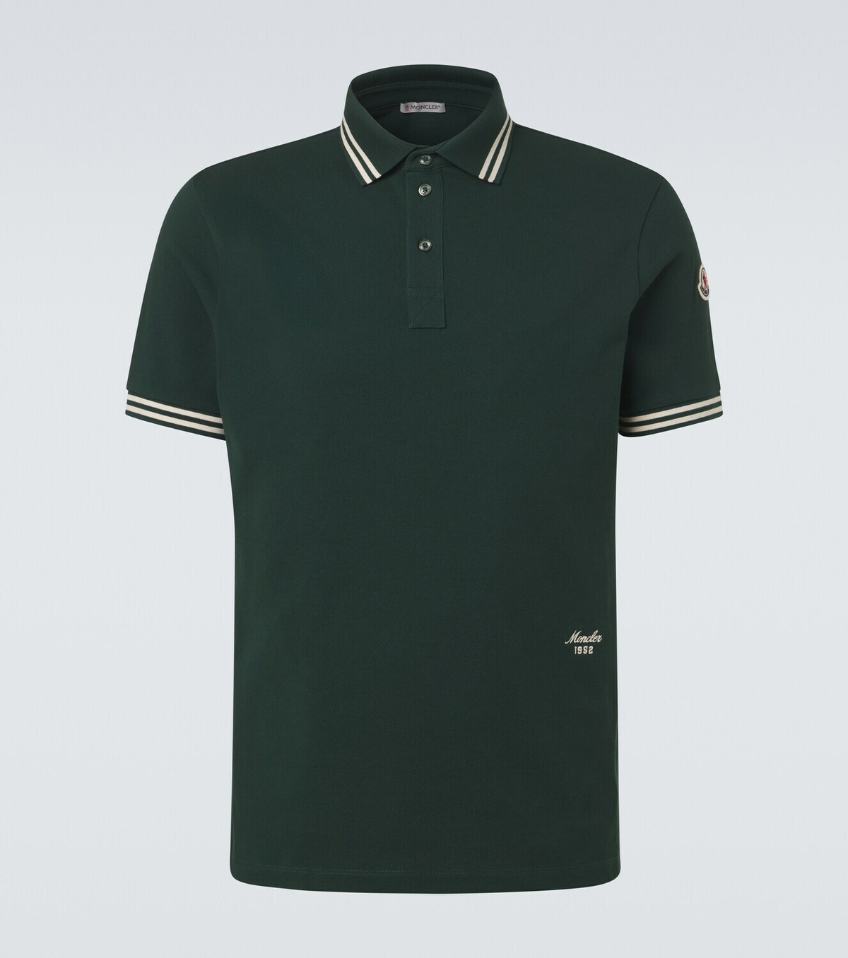 Moncler Cotton piqué polo shirt