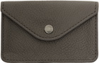 LEMAIRE SSENSE Exclusive Gray Enveloppe Card Holder