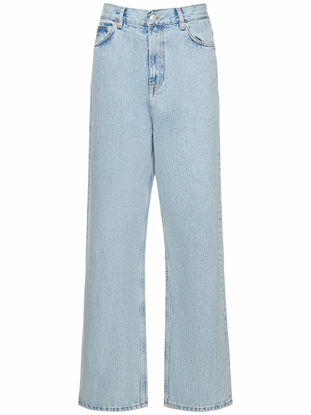 Photo: WARDROBE.NYC Cotton Denim Low Rise Jeans