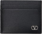 Valentino Garavani Black VLogo Signature Card Holder