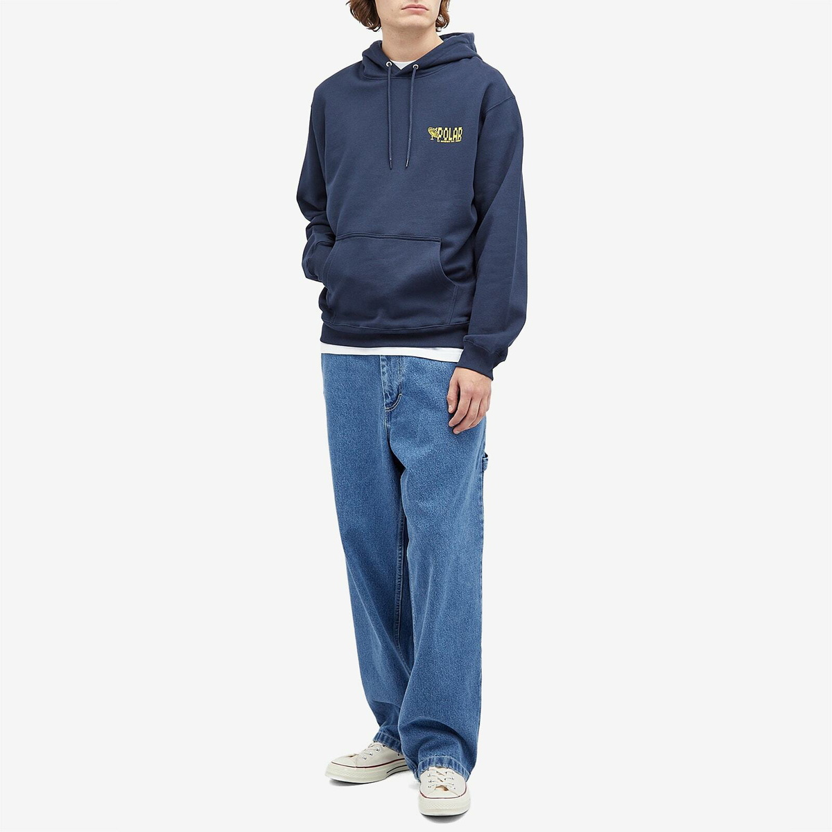 Polar Skate Co. Men's Big Boy Work Pants in Blue Wash