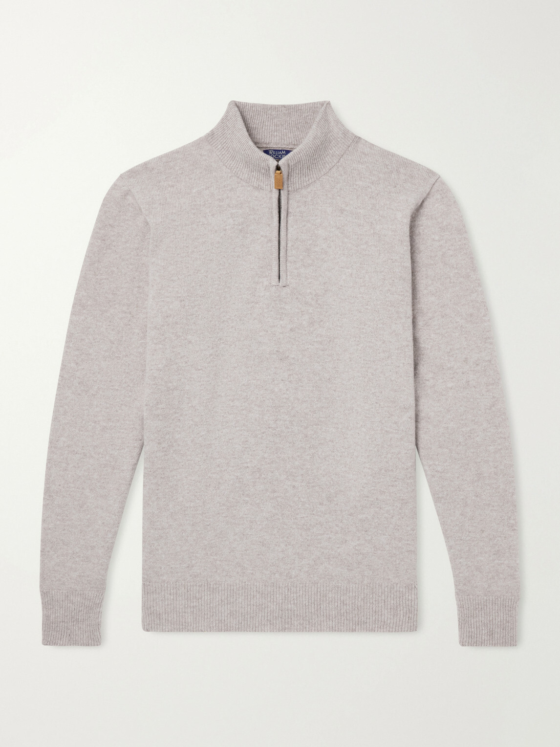 William Lockie - Wool Half-Zip Sweater - Neutrals