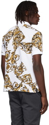 Versace Jeans Couture White Garland Polo Shirt