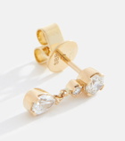 Sophie Bille Brahe - Goutte 18kt gold single earring with diamonds