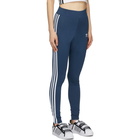 adidas Originals Blue 3-Stripes Leggings