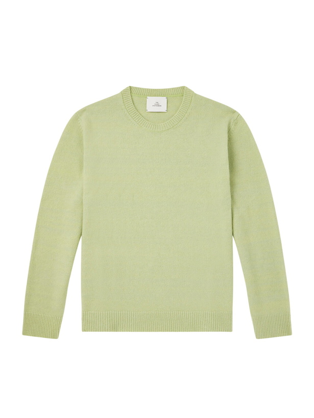 Photo: The Elder Statesman - Nimbus Cashmere and Silk-Blend Sweater - Green