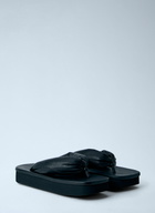 Rick Owens Hollywood Flip Flop Leather Sandals