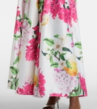 Leo Lin Reinette floral maxi skirt