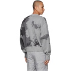 HELIOT EMIL Grey Jacquard Artwork Sweater