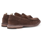 Officine Creative - Durham Suede Penny Loafers - Men - Brown
