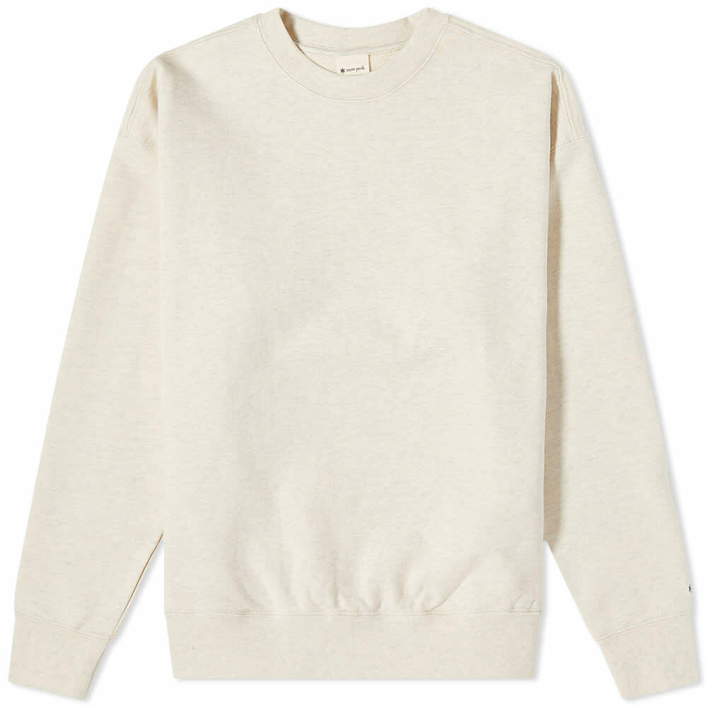 Snow Peak Women's Recycled Cotton Sweat in Oatmeal