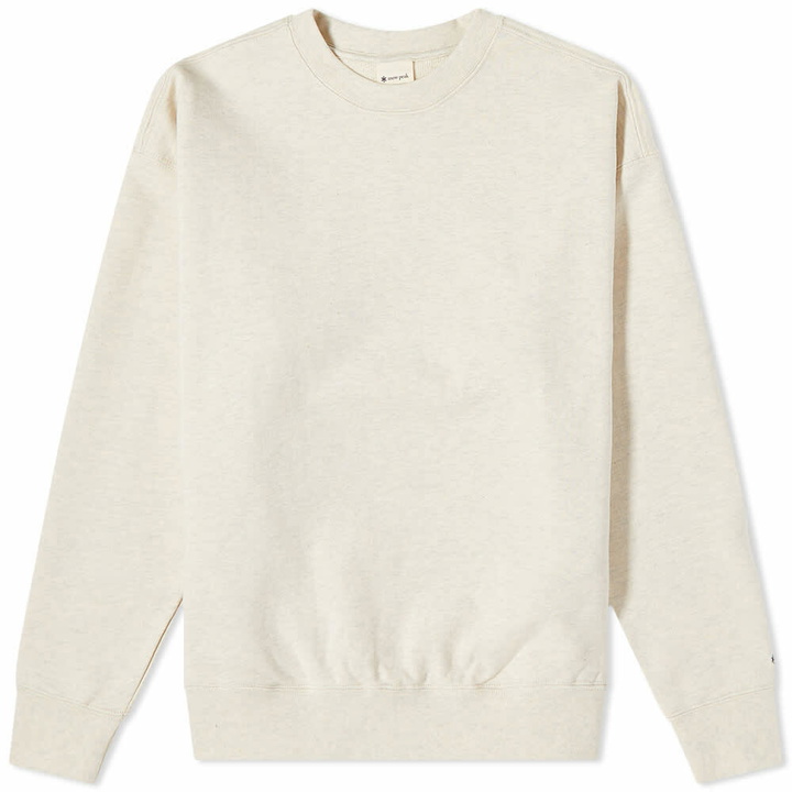 Photo: Snow Peak Women's Recycled Cotton Sweat in Oatmeal