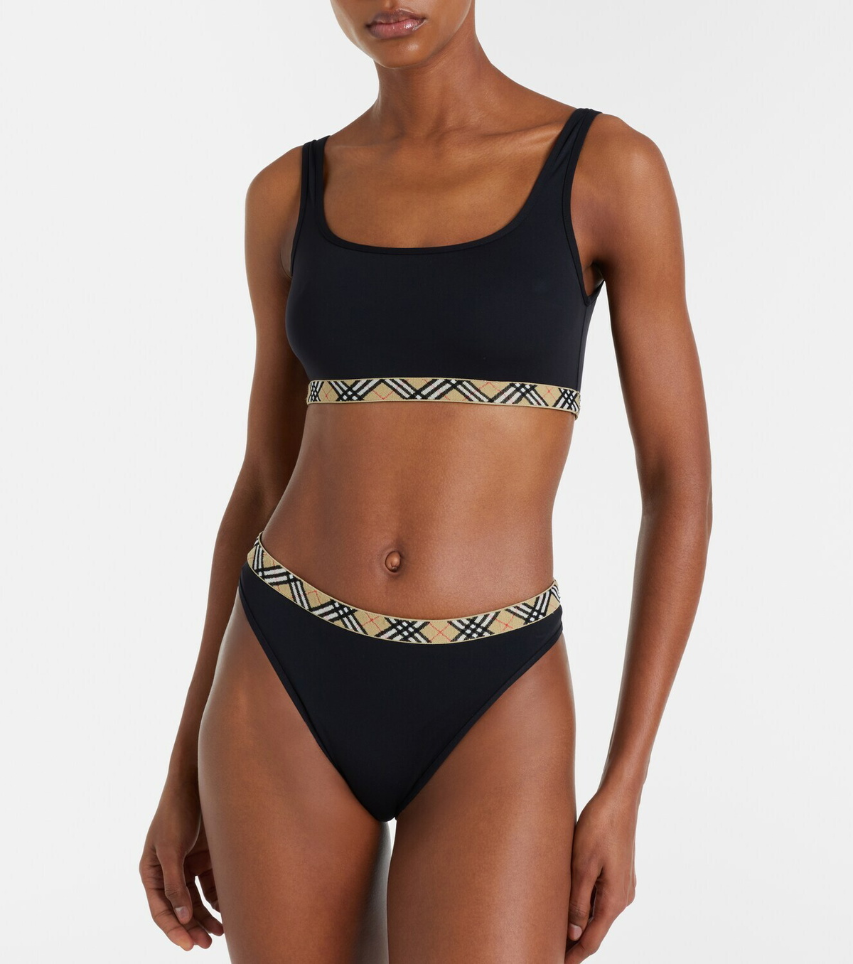 Burberry Burberry Check bikini top