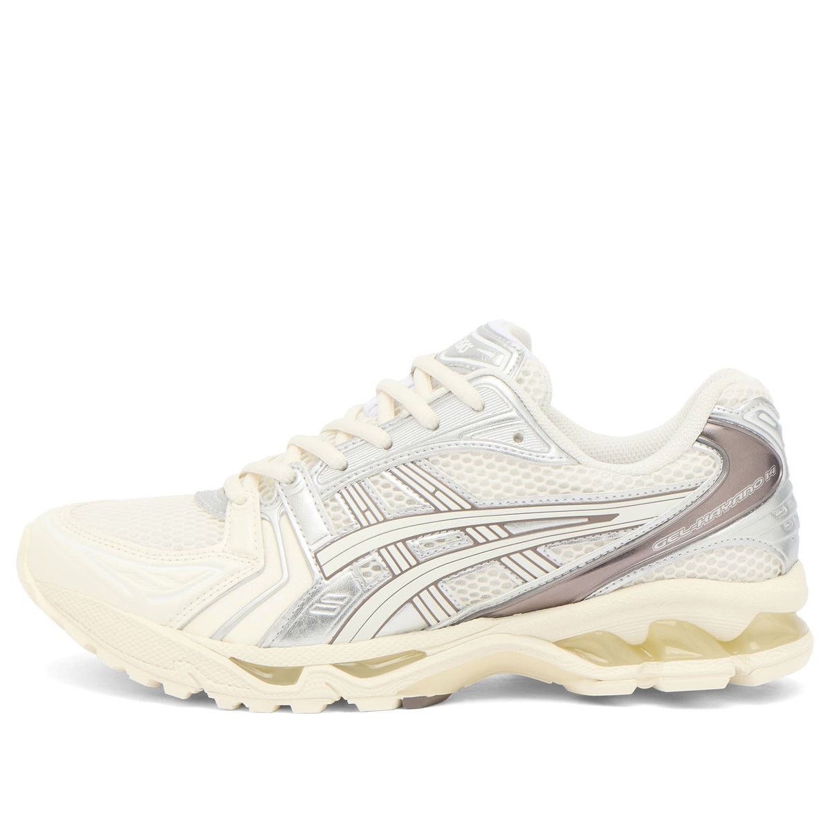Asics Women's GEL-KAYANO 14 Sneaker in Cream/Cocoa Powder