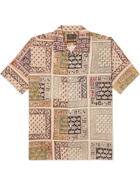 Beams Plus - Camp-Collar Printed Cotton Shirt - Brown