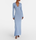 Aya Muse Lace-trimmed maxi dress