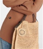 Stella McCartney Falabella Small crochet raffia shoulder bag