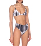 Caroline Constas Marta striped bikini top
