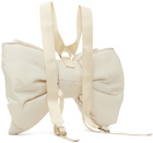 Praying Off-White Bow Backpack