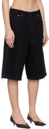 Prototypes Black New Denim Shorts