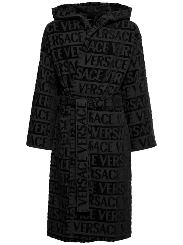 Photo: VERSACE - Crystal Hooded Bath Robe