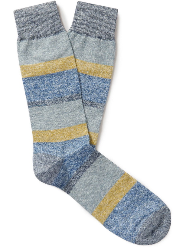 Photo: Paul Smith - Wagner Striped Linen-Blend Socks