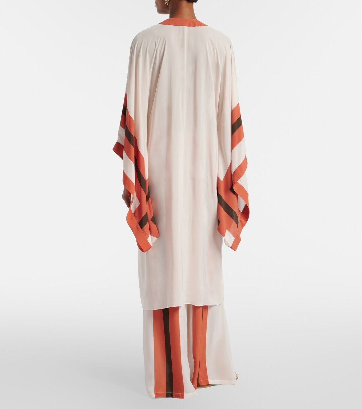 Adriana Degreas Striped wide-leg pants