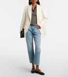 Nili Lotan Weston double-breasted virgin wool blazer