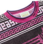 ARIES - Cotton-Jacquard T-Shirt - Purple