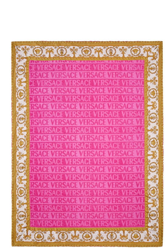 Photo: Versace Pink 'I Love Baroque' Beach Towel