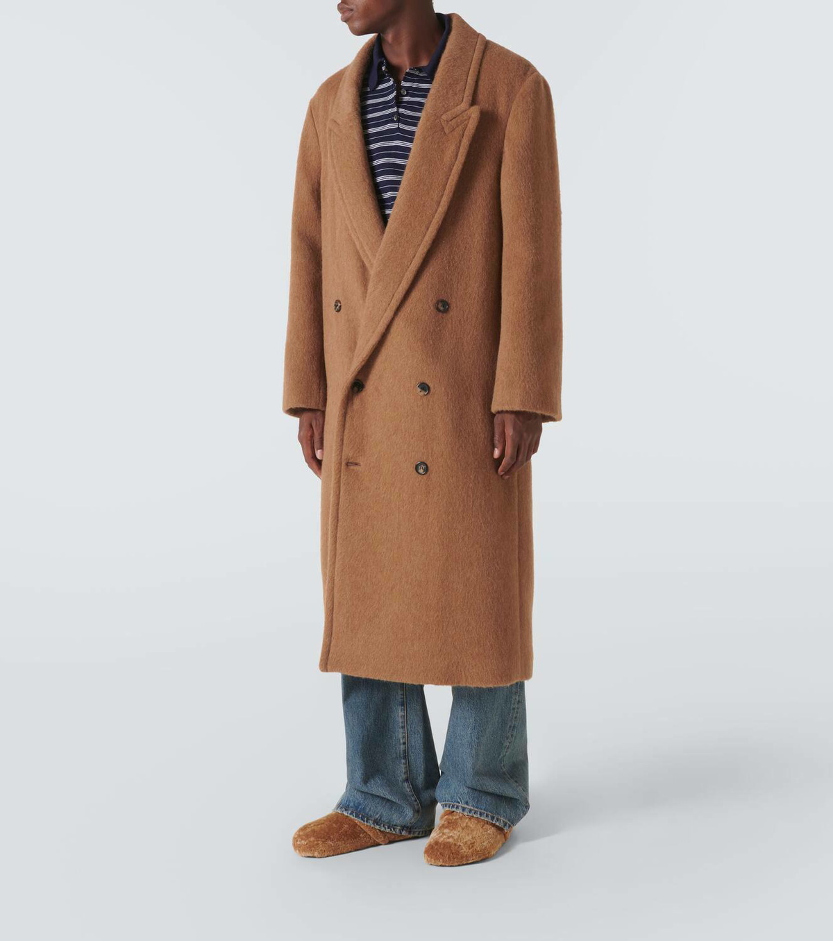 コート Loewe double-breasted coat Loewe Double-breasted wool coat Loewe