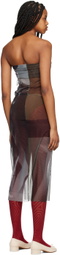 ELLISS Khaki Submerge Maxi Dress