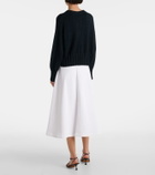 Altuzarra Liam cotton and silk-blend cardigan
