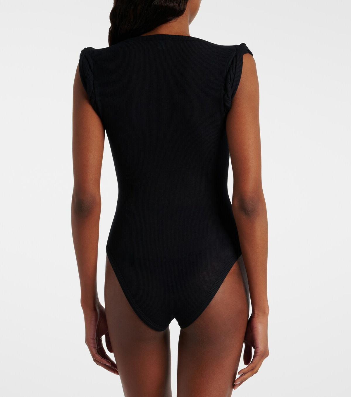 Alaïa Ribbed-knit bodysuit