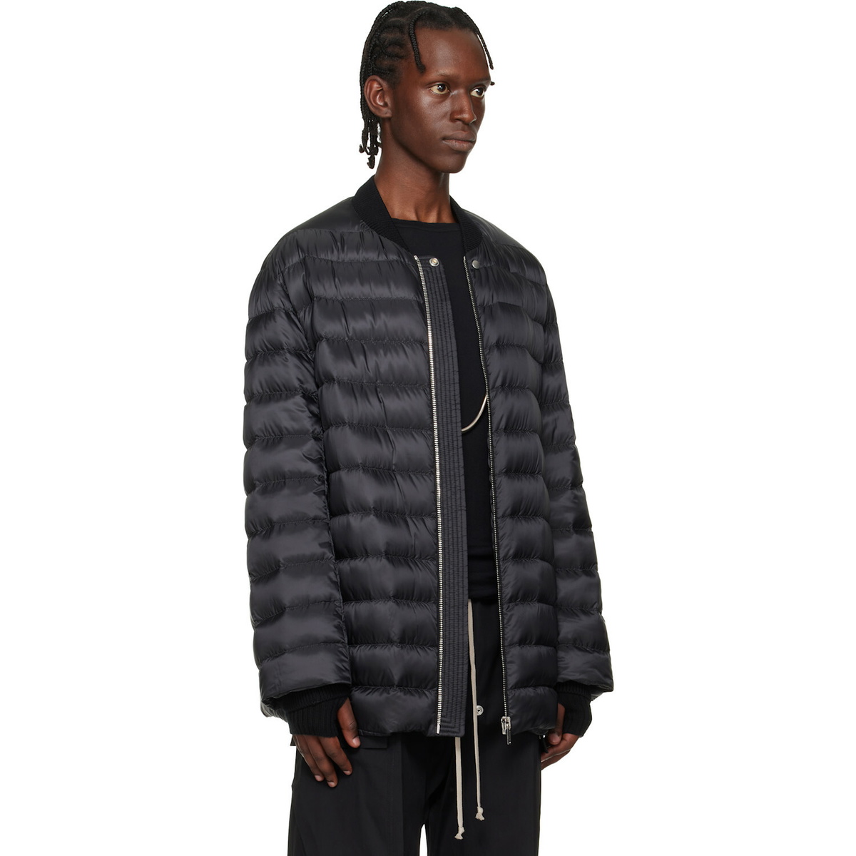 Rick Owens Moncler + Rick Owens Black Flight Parka Jacket