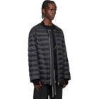 Rick Owens Moncler + Rick Owens Black Flight Parka Jacket