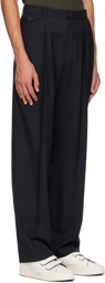 The Row Navy Marcello Trousers