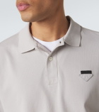Prada Layered cotton piqué polo shirt