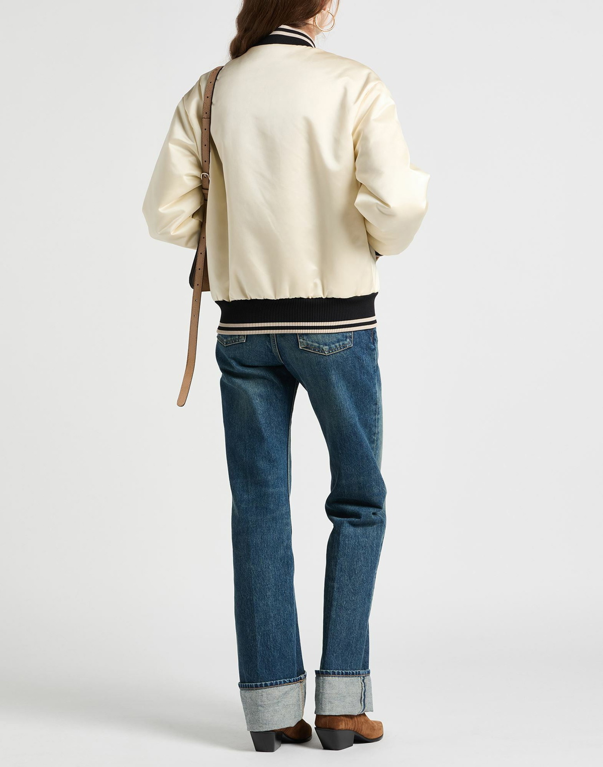 Palm Angels Womens Jacket Cream