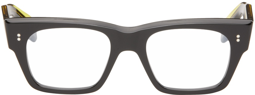 Photo: Cutler and Gross Black & Yellow 9690 Square Glasses