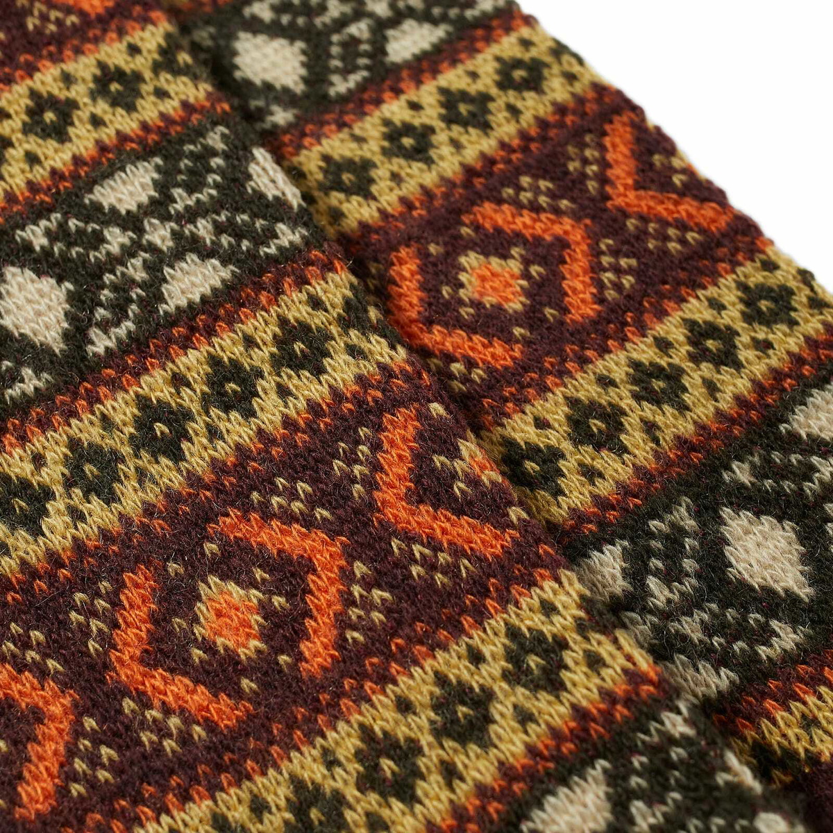 Anonymous Ism Wool JQ Crew Sock in Brown