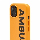 Ambush Men's Logo iPhone 13 Case in Ochre Yellow