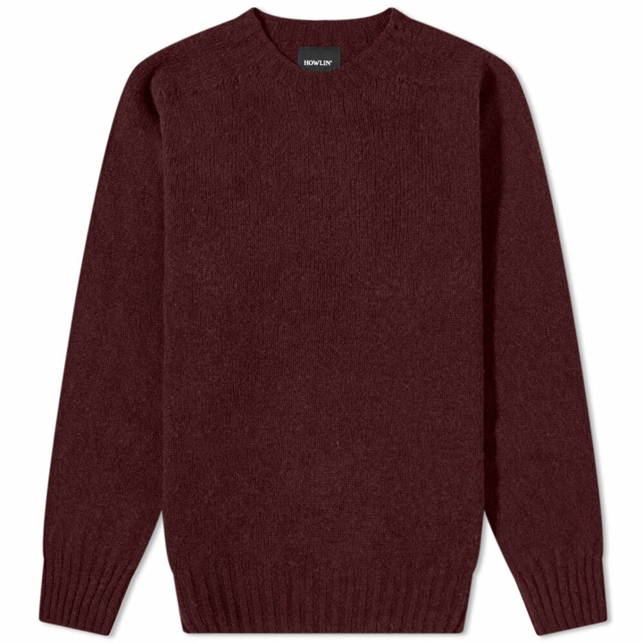 Photo: Howlin by Morrison Men's Howlin' Birth of the Cool Crew Knit in Bordeaux