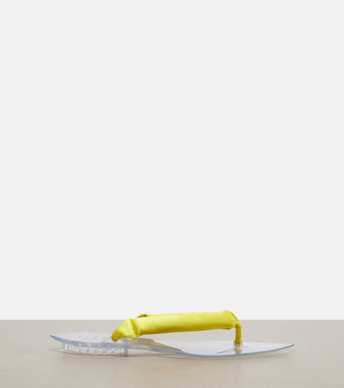 Alaïa Invisible satin thong sandals
