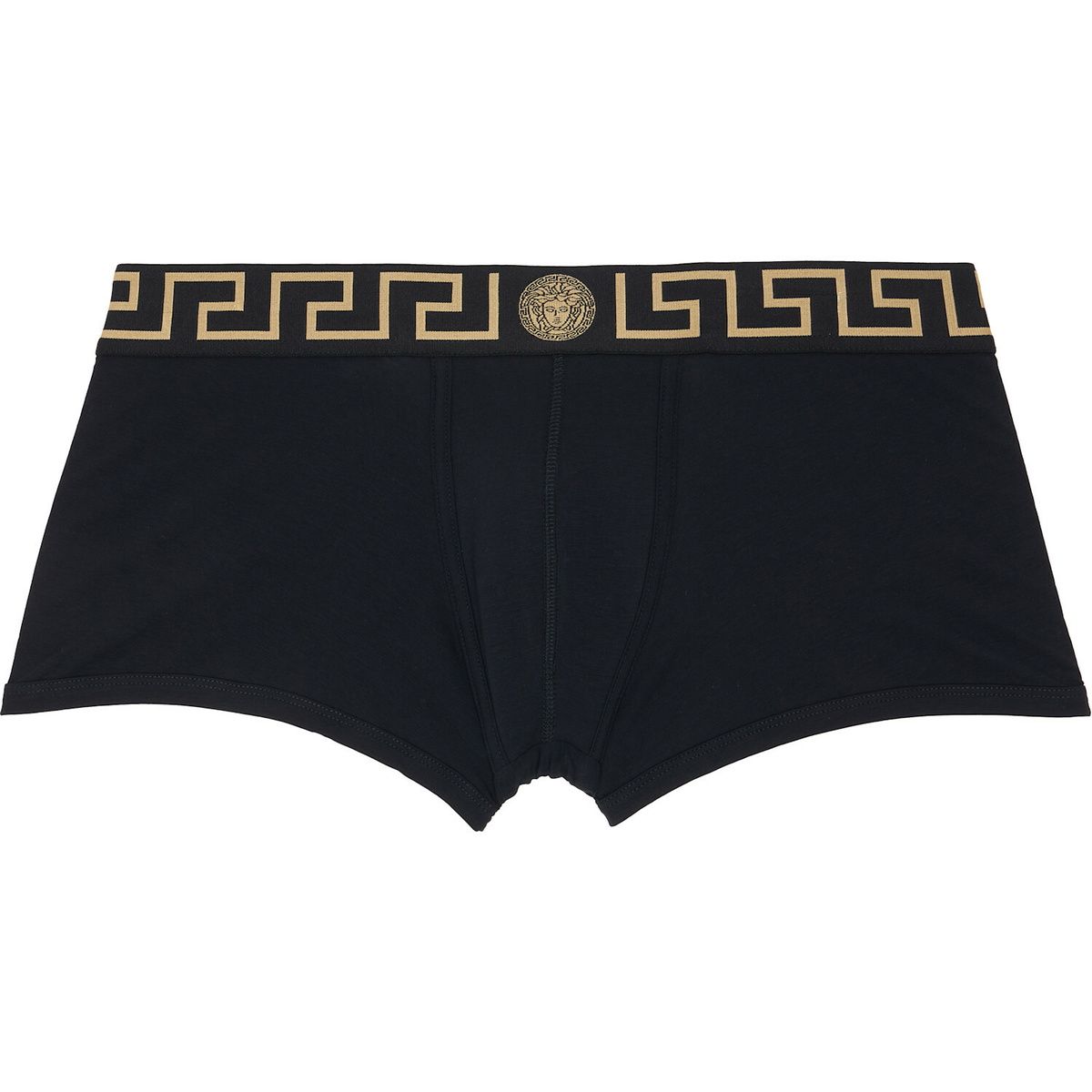 Versace Three-Pack Black Cotton-Jersey Boxer Briefs
