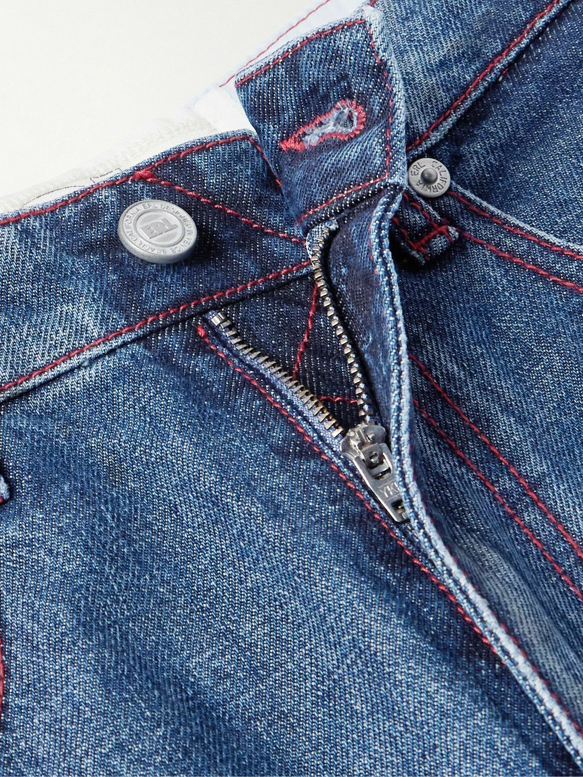ERL 25ss イーアールエル* インディアナ デニム ジーンズ ERL - Indiana Wide-Leg Jeans - Blue ERL